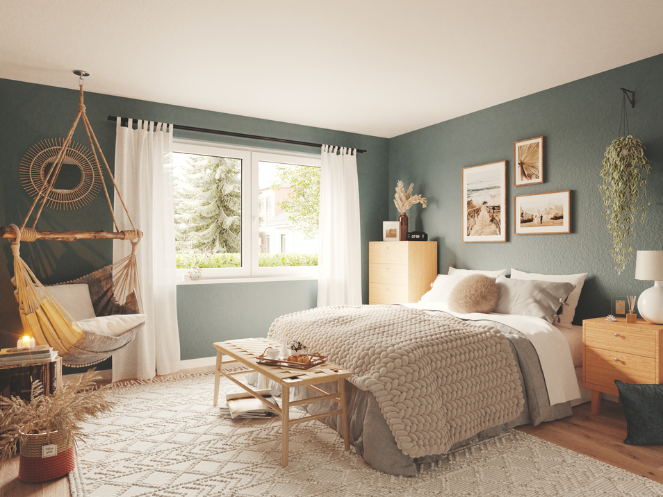 Bungalow-128-Schlafzimmer